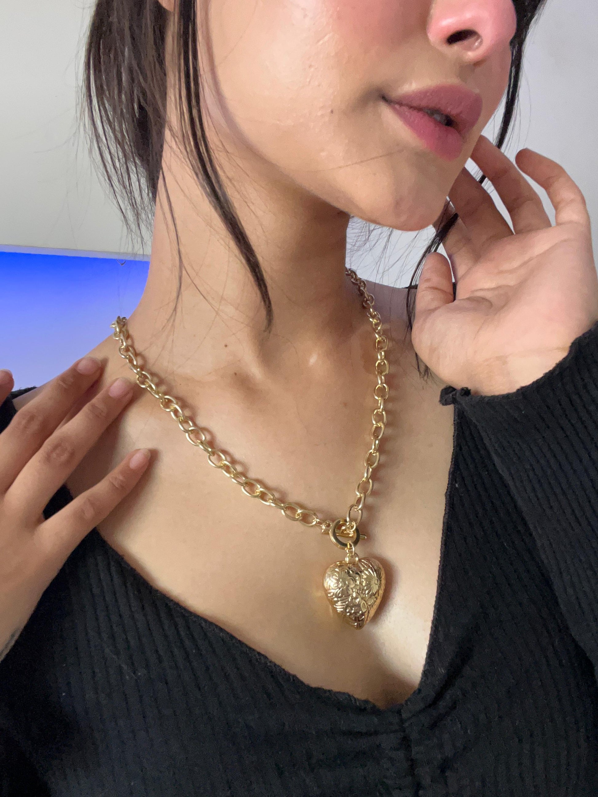 Heart of Bold” Chunky Chain