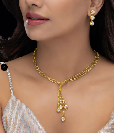 Simple Gold Chain with Pendant