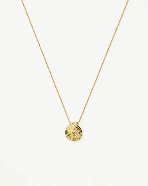 Spiral Mini Pendant Necklace